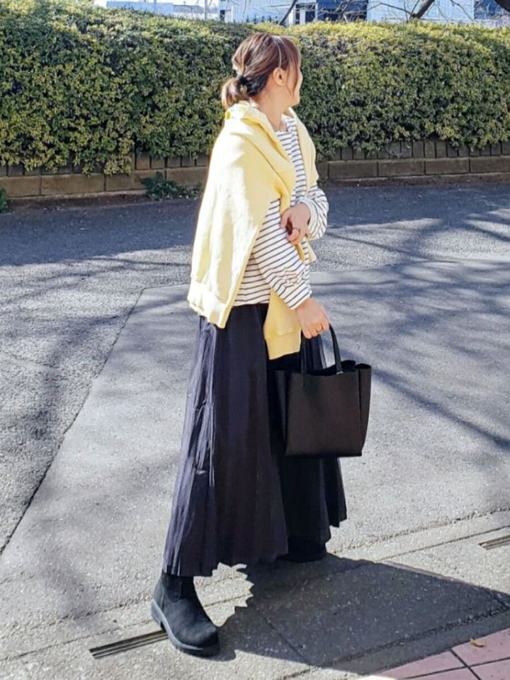 2026春大人女性おすすめイエロー差し色コーデ