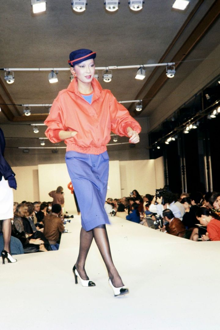 イヴ サンローラン1979年春夏コレクションより。