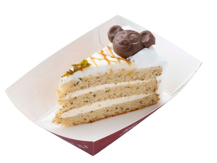 東京ディズニーシー「ダッフィー＆フレンズのファインド・ユア・ビューティフル・ブルー！」ミルクティーショートケーキ（ピスタチオ入り）