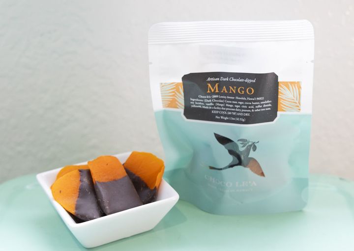 ダークチョコレート・ディップ・マンゴー（$7.99）