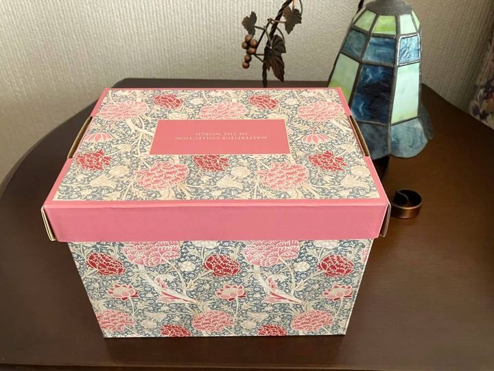 Seria(セリア)：ふた付きペーパーボックス マスターピースコレクション