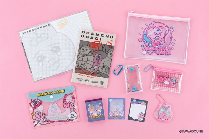 「おぱんちゅうさぎ」110円の商品ラインアップ