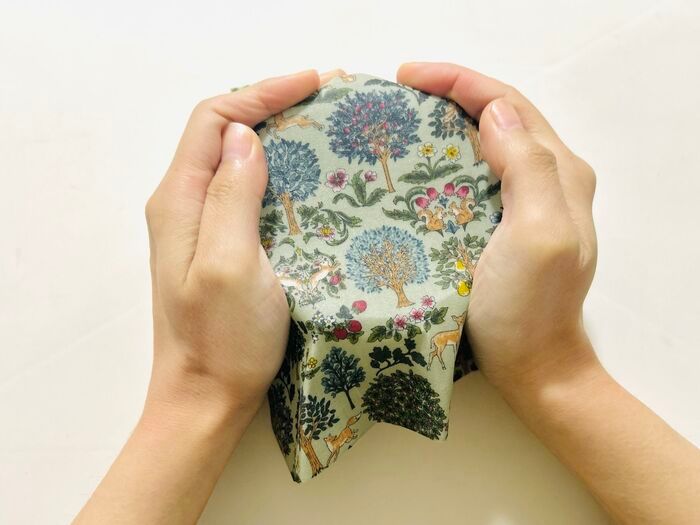 おうちにハギレが余ってみたらやってみて！繰り返し使える「エコアイテム」に大変身♪