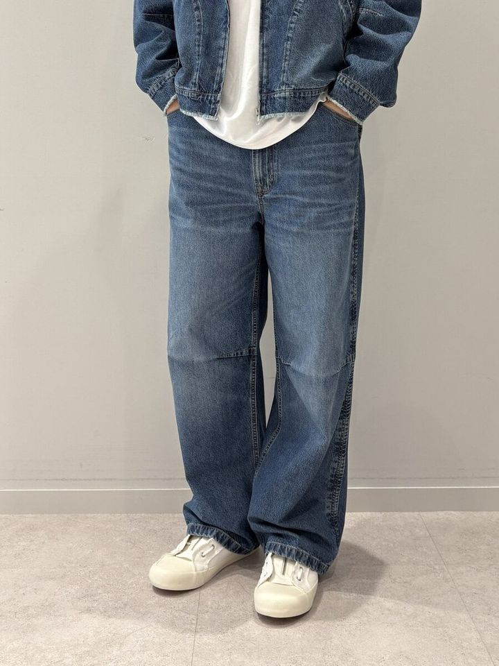 GU×UNDERCOVER デニムイージーパンツ 試着