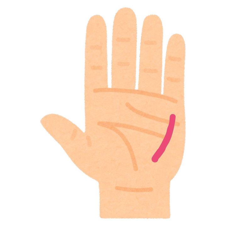 水星丘に向かって伸びる線