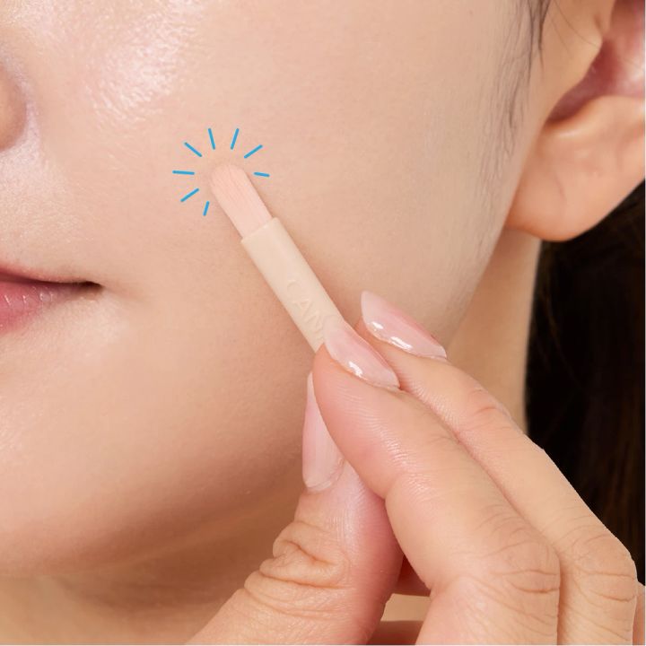 キャンメイク カラー ミキシング コンシーラーの塗り方② プチプラコスメ お悩み カバーメイク ベースメイク 赤み ニキビ 2026春新作