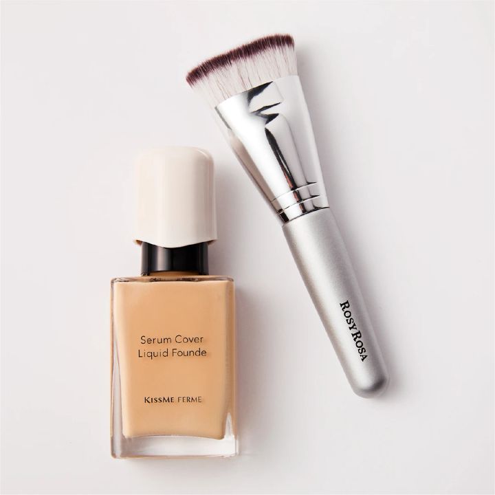 キスミー フェルム セラムカバー リキッドファンデ ロージーローザ マルチファンデブラシ プチプラコスメ お悩み カバーメイク ベースメイク 毛穴 2026春新作