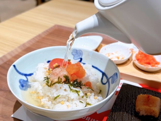 ふくや味の明太子工場ハクハク お茶漬け