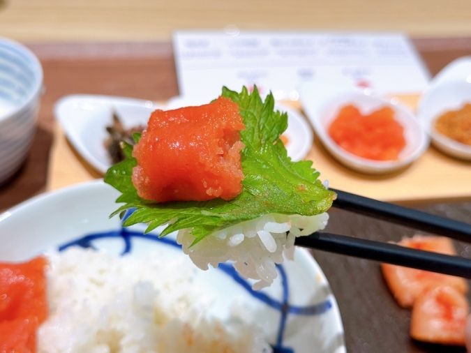 ふくや味の明太子工場ハクハク 明太子食べ放題