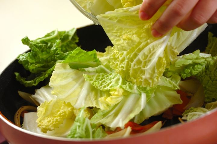 中華の定番！基本の野菜たっぷり八宝菜の作り方2