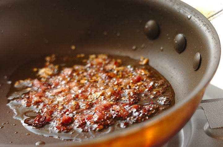 モヤシとベーコンの和え物の作り方2