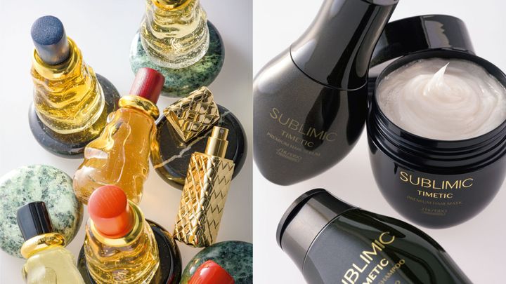 トラベルセット［ケース、オードパルファム 15㎖］、メッツァノッテ100㎖、フレグランス100㎖、タイムティック プレミアムヘアマスク 200ｇ、同ヘアセラム 110ｇ、同シャンプー 250㎖