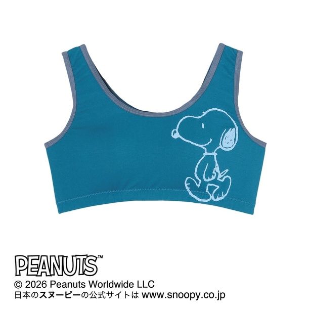 ブルー/ウォーキングワンポイント柄