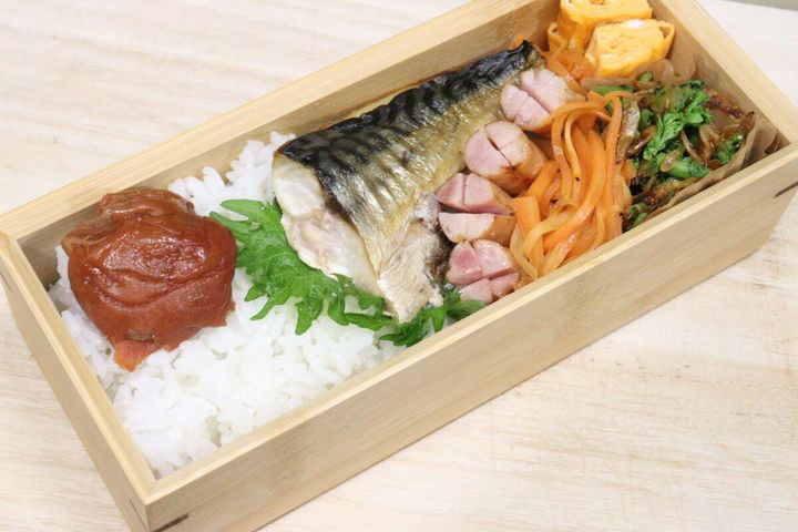 竹製弁当箱 使用例