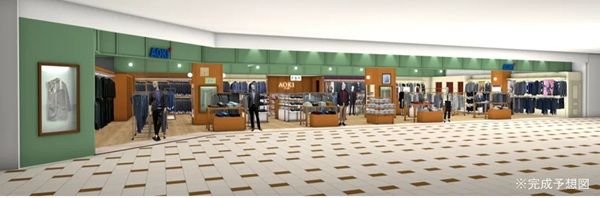 【神奈川県川崎市】AOKIがショッピングセンター型新フォーマット店舗を「ららテラス 武蔵小杉」にオープン