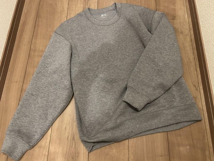 ユニクロの「オーバーサイズスウェットシャツ」