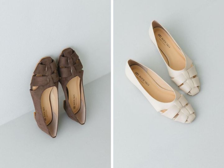 画像: 「1.5センチグルカパンプス」各￥9,350 出典：ロデスコ