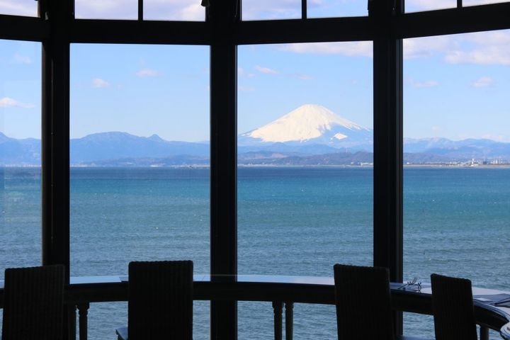 富士山を望むロケーション