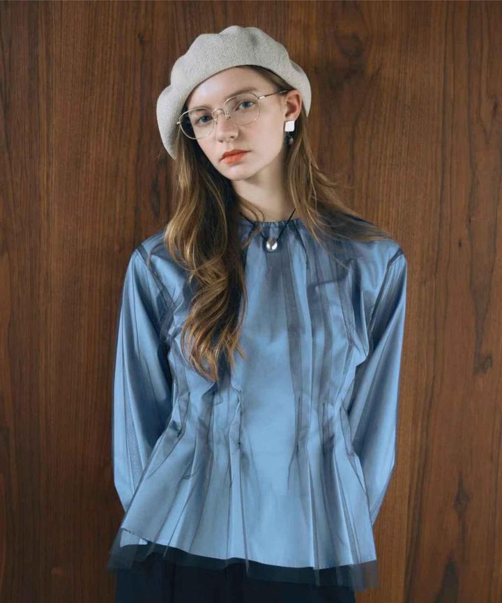 画像: 【PARIGOT（パリゴ）】 レイヤードタックブラウス ¥22,000（税込）