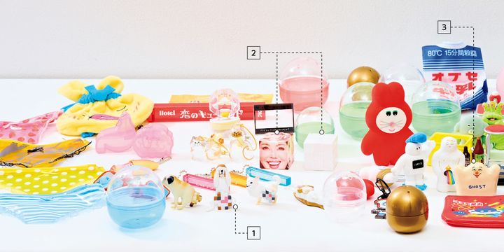 3人の作り手が持ち寄ったカプセルトイ