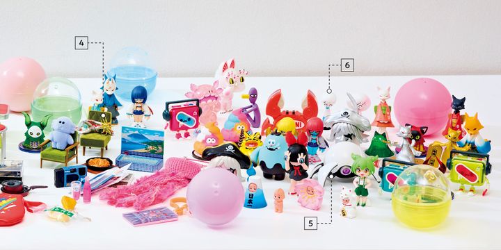 3人の作り手が持ち寄ったカプセルトイ