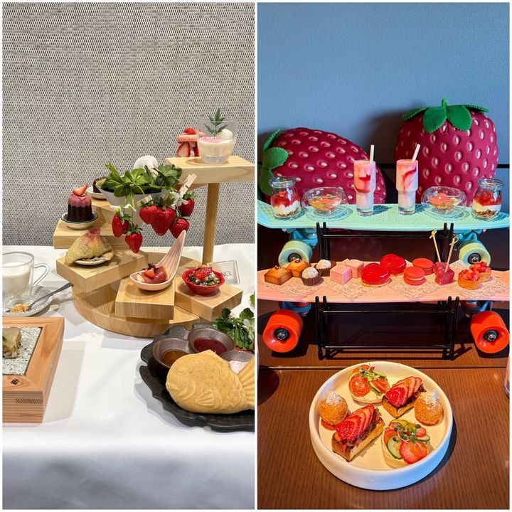 銀座 渋谷 苺 アフタヌーンティー