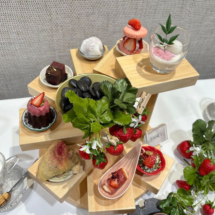 和の苺アフタヌーンティー