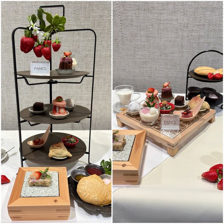 和の苺アフタヌーンティー