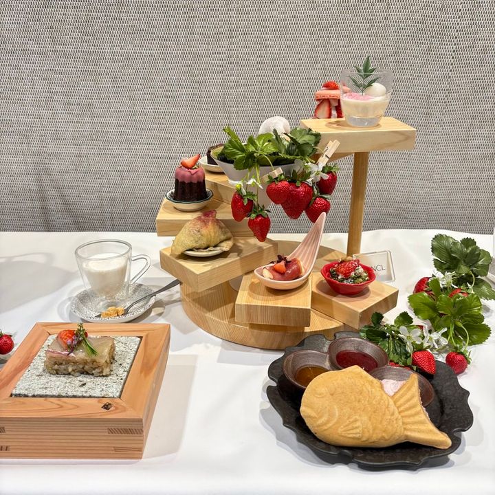 和の苺アフタヌーンティー