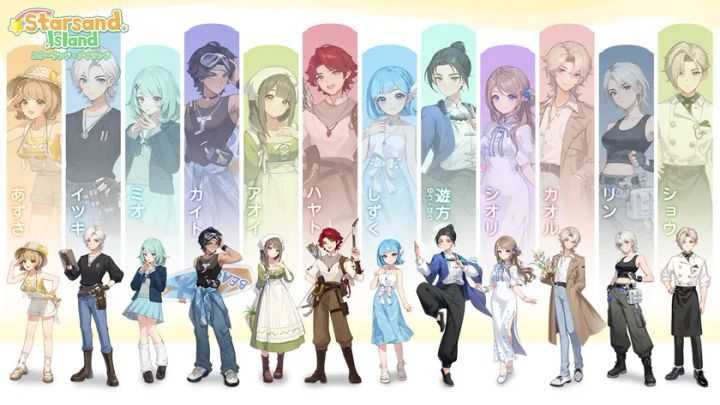 主要キャラクターが並ぶ集合ビジュアル