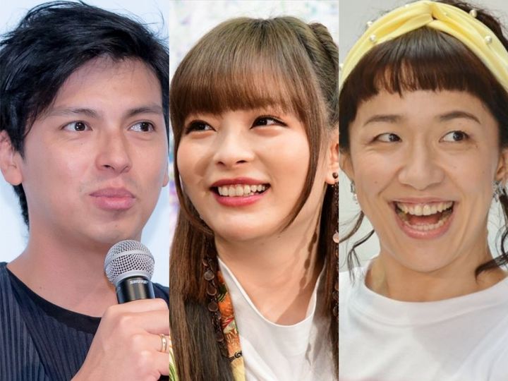 （左から）アレクサンダー、きゃりーぱみゅぱみゅ、浜口京子 クランクイン！ width=