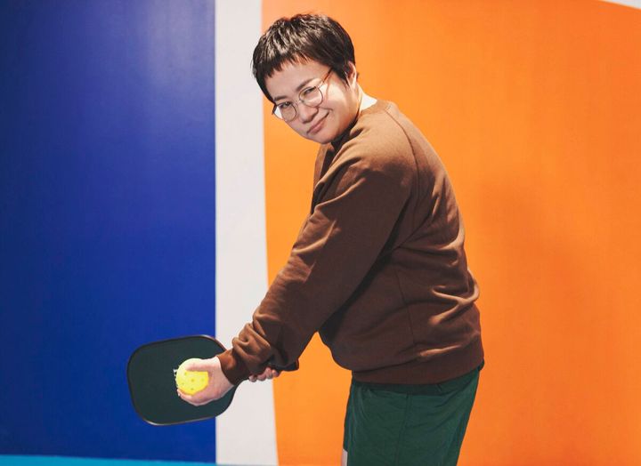 近藤春菜さんが最新スポーツ“ピックルボール”に挑戦