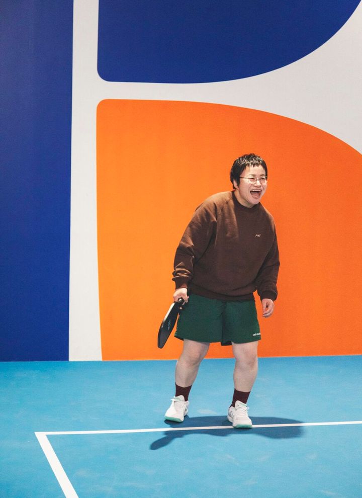 近藤春菜さんが最新スポーツ“ピックルボール”に挑戦 