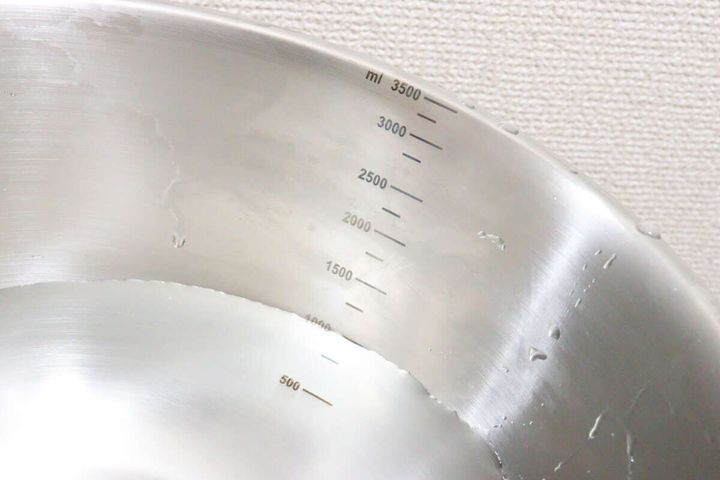 ステンレスボウル 目盛り