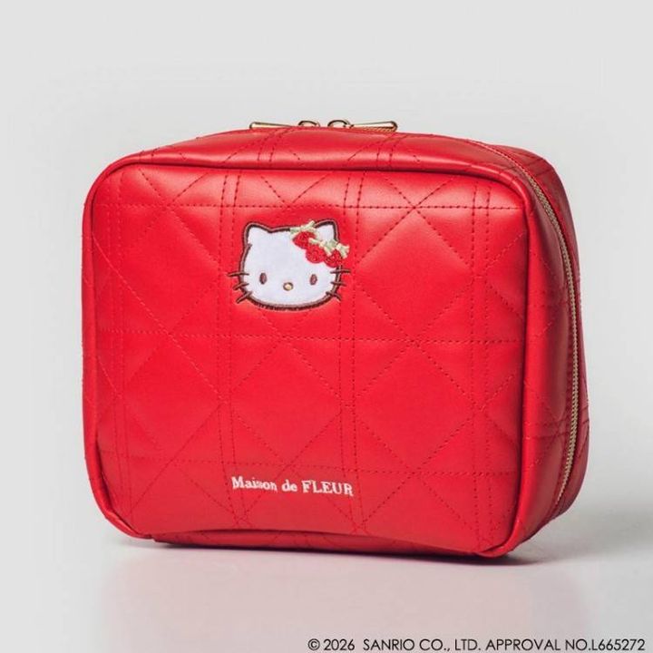 Maison de FLEUR×HELLO KITTY いちご宝物ケースBOOK RED