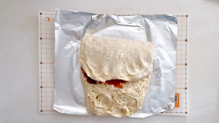 いちごミルクちぎりパン三つ折り① 