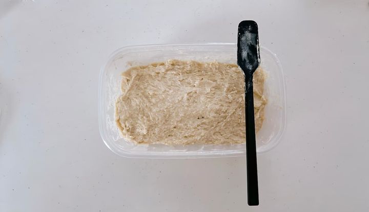 いちごミルクちぎりパン生地完成