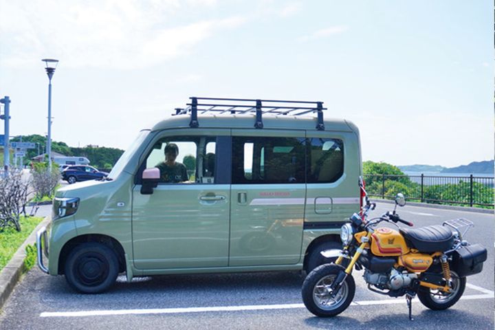 【トランポツーリング】夏でもモンキーと遠くへ！「車載」という裏技で広がるバイク旅の新しい形｜まつおかとばいく