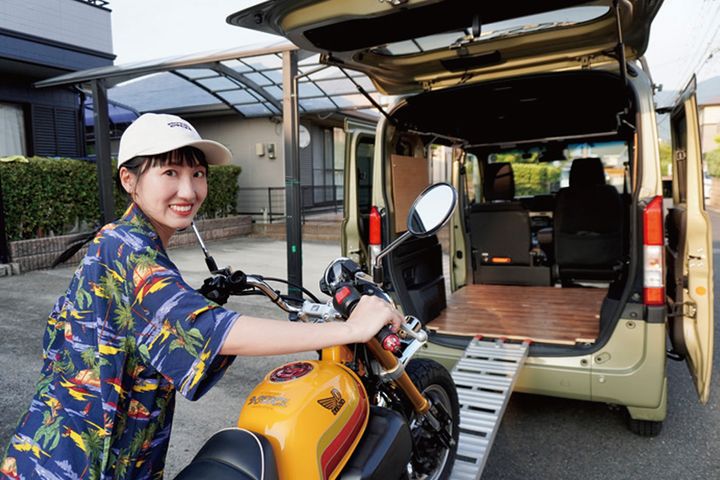 【トランポツーリング】夏でもモンキーと遠くへ！「車載」という裏技で広がるバイク旅の新しい形｜まつおかとばいく