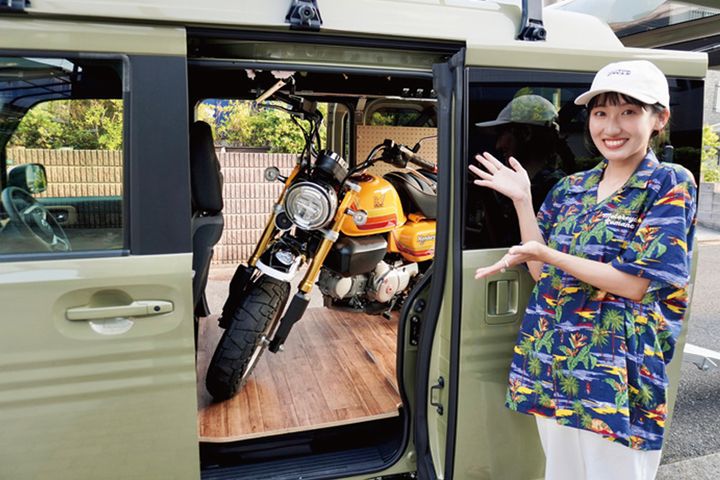 【トランポツーリング】夏でもモンキーと遠くへ！「車載」という裏技で広がるバイク旅の新しい形｜まつおかとばいく