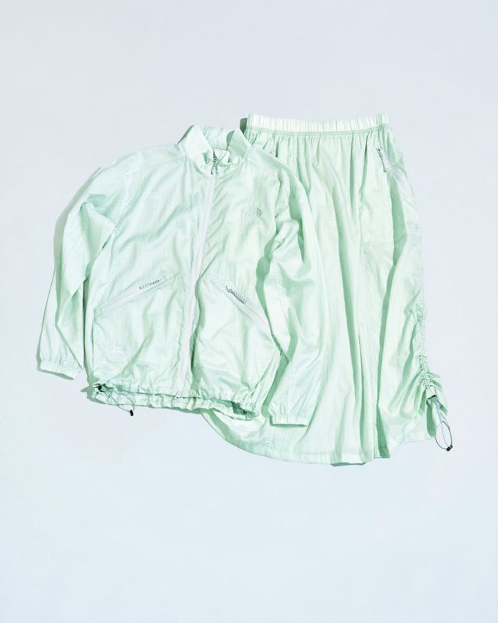GAR Wind Jacket￥23,100、GAR Wind Skirt￥17,600