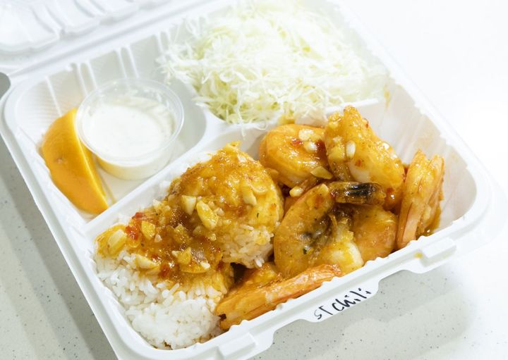 「スイートチリ・シュリンプ」（$21.95）