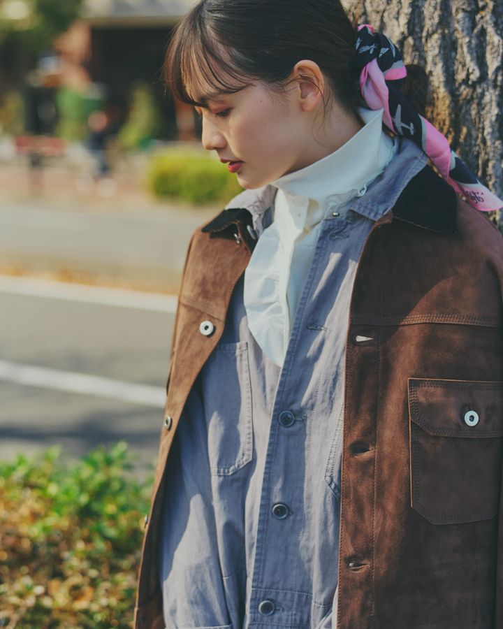 ゆったりジャンプスーツはフリルシャツでガーリーなマインドを入れよう【FUDGE 3月号連動企画-FUDGEガールの基本4スタイル | DAY 12】