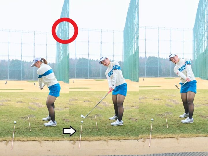 アイアンショットを真っすぐ飛ばす！ティッシュ１枚でできる練習法