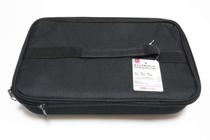ダイソー キャンプギアケース 商品タグ