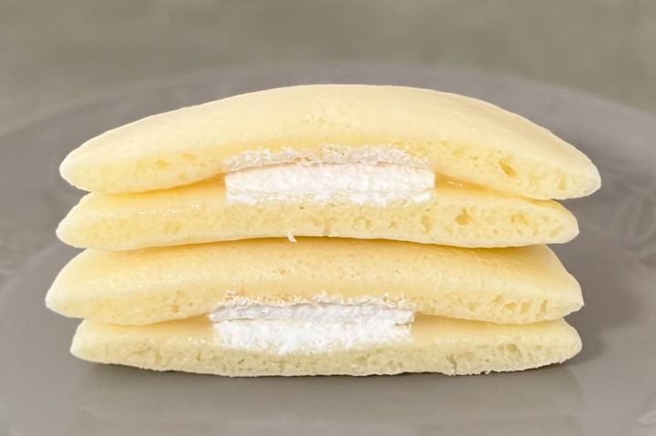 もっちもちで甘～い！【ファミマ】1個75円のパンケーキが濃厚＆激ウマ