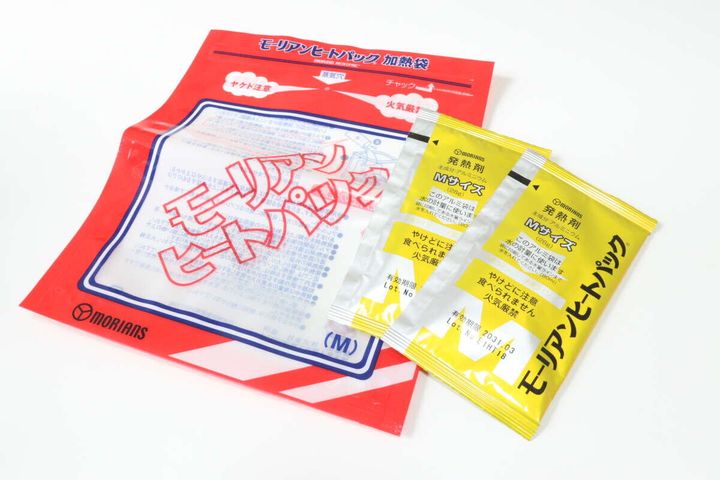 ダイソーのモーリアンヒートパックは火も電気も使わず食品を加熱できる