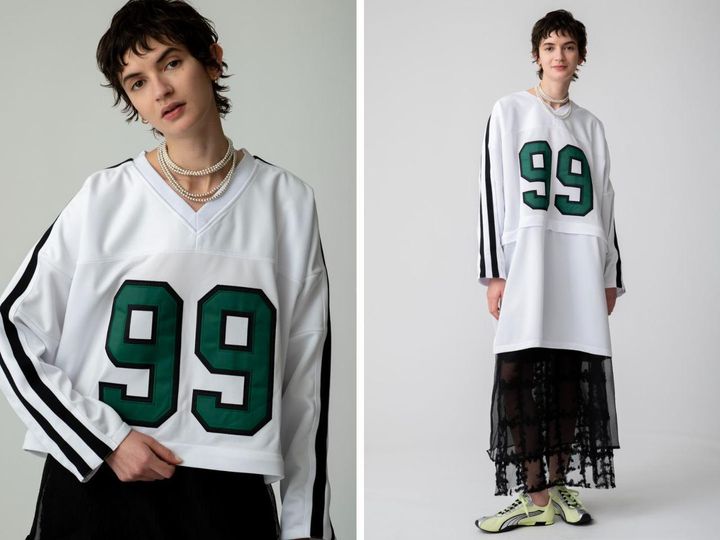 画像: 「サーカ メイク セパレート ヘム ライン スリーブ ジャージートップ」￥31,900 出典：RHC ロンハーマン