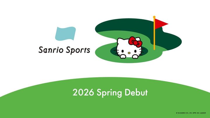 サンリオ スポーツウエア＆グッズブランド「Sanrio Sports」デビュー