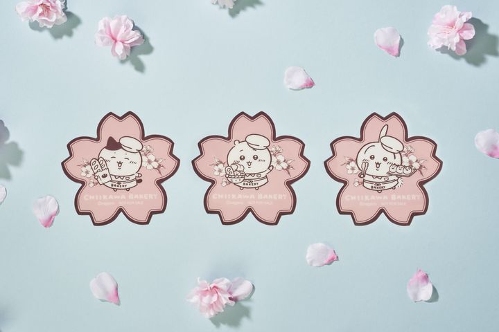 ドリンク注文特典：オリジナルさくら型コースター